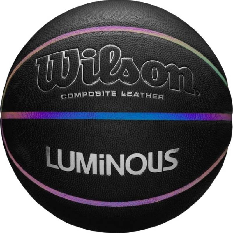 Баскетбольный мяч Wilson LUMINOUS IRIDESCENT черный WTB2027XB07, рис. 0
