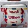 Пляжний набір (волейбольний м'яч та фрісбі) Wilson HAWAII AVP біло-червоно-синій WTH80219KIT, прев. 0