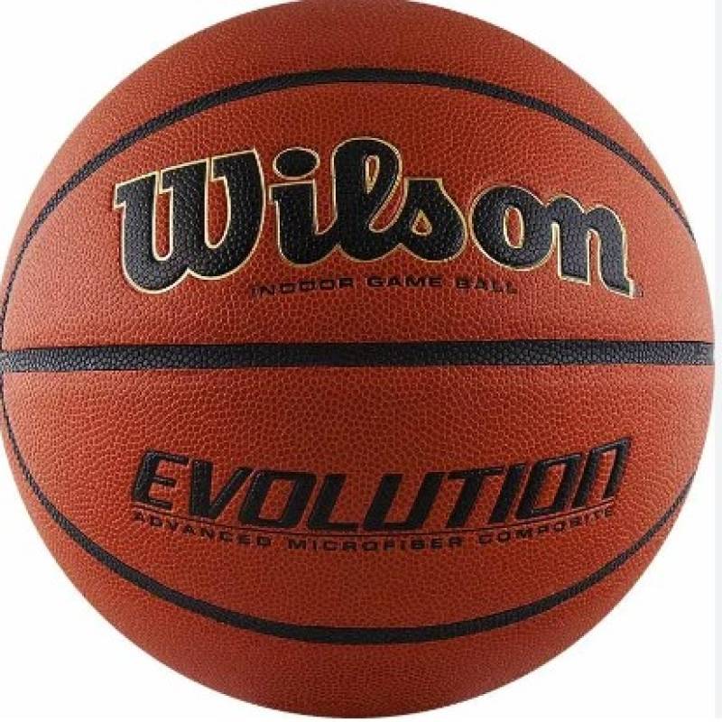 М'яч баскетбольний Wilson Evolution brown size 7 DT1-WTB0516, рис. 0