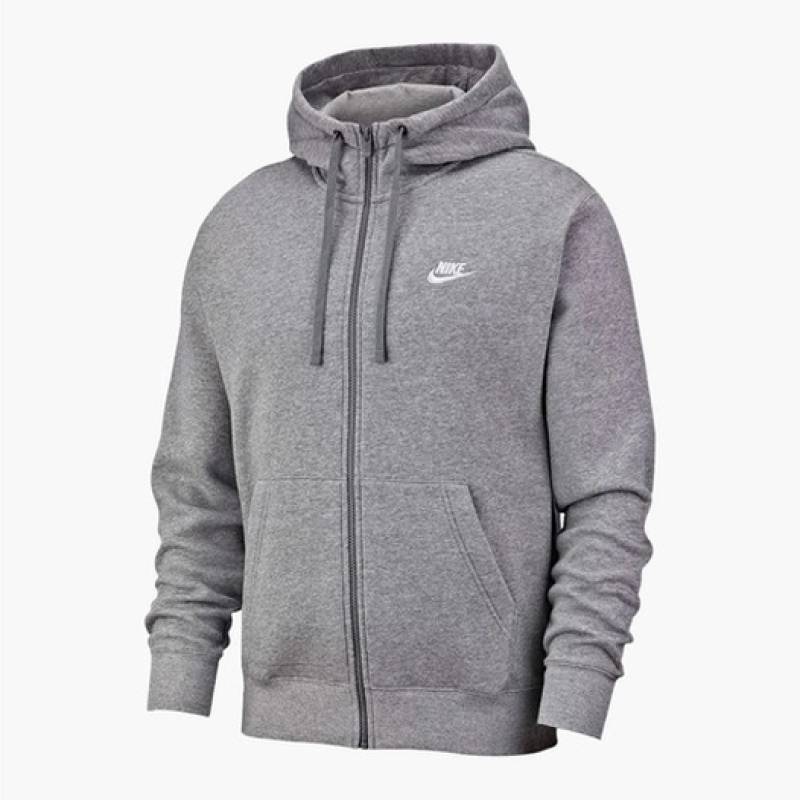 Толстовка Nike M NSW CLUB HOODIE FZ BB DS-BV2645-063, рис. 0
