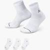 Шкарпетки JORDAN U J ED CUSH POLY ANKLE 3PR 144 DS-DX9655-100, прев. 0