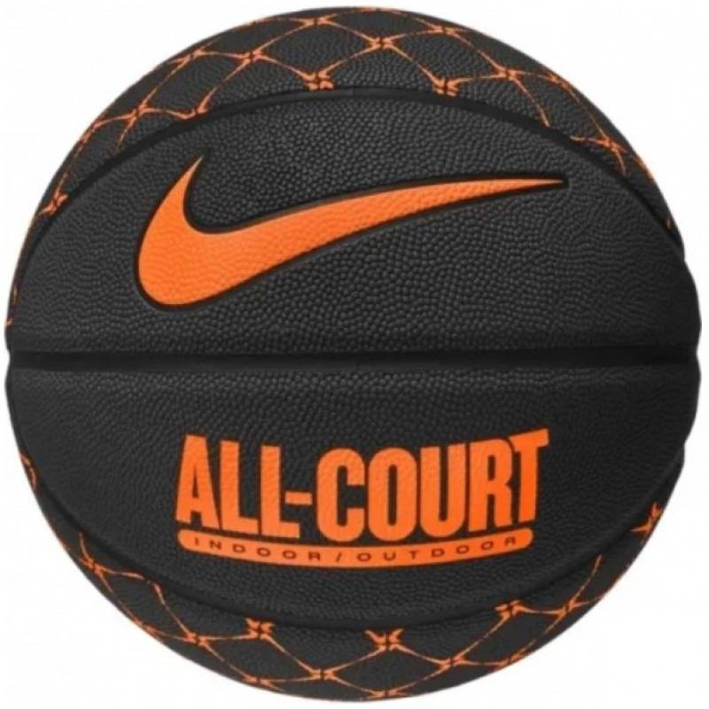 М'яч баскетбольний Nike EVERYDAY ALL COURT 8P GRAPHIC DEFLATED ANTHRACITE/TOTAL ORANGE/BLACK size 7 DT1-N.100.4370.035.07, рис. 0