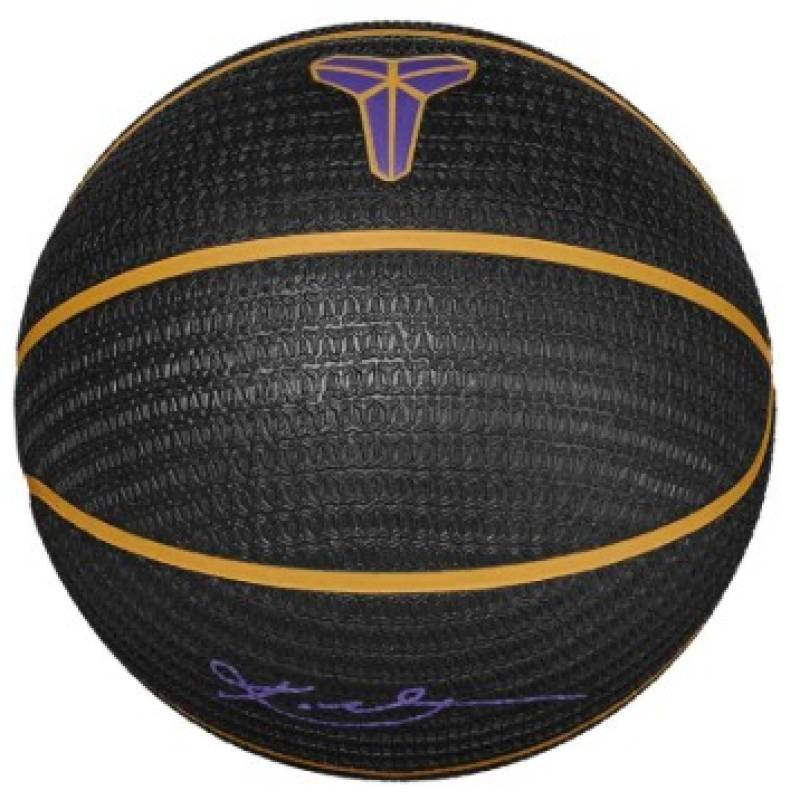 М'яч баскетбольний Nike NIKE PLAYGROUND 8P K BRYANT DEFLATED BLACK/UNIVERSITY GOLD/COURT PURP size 7 DT1-N.101.2519.014.07, рис. 0