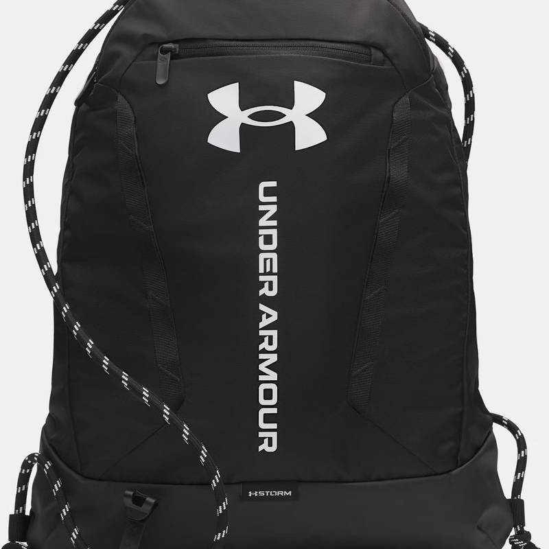 Рюкзак UA Hustle Sackpack 22L чорний Уні 39 х 53 х 7 см DT-6000519-001, рис. 0