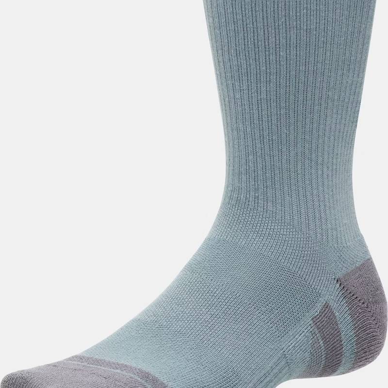 Шкарпетки UA Performance Tech 3pk Crew синій, бежевий, бірюзовий Уні LG DT-1379512-587, рис. 1