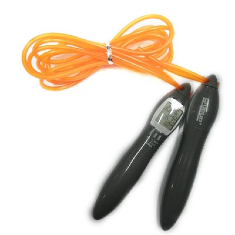 Скакалка з елек лічильником ELECTRONIC JUMP ROPE сіро, помаранчевий Уні 275см DT-LS3123, рис. 0