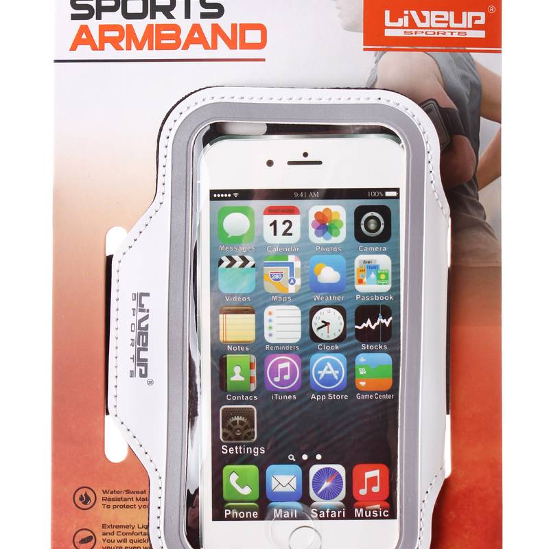 Чохол для телефону SPORTS ARMBAND чорний, білий Уні 135х67мм DT-LS3720A, рис. 0
