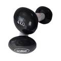 Гантелі вінілові пари Vinyl Dumbbell Egg Head чорний Уні 2х4кг DT-LS2001-4, прев. 0