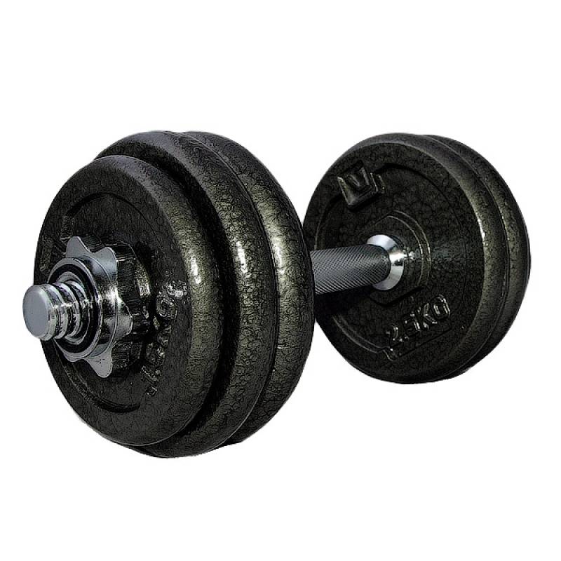 Гантель набірна 15кг 1шт DUMBELL SET чорний Уні 2-15кг DT-LS2311-15, рис. 0