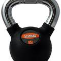 Гиря RUBBER KETTEL DUMBELL чорний Уні 6кг DT-LS2044-6, прев. 0