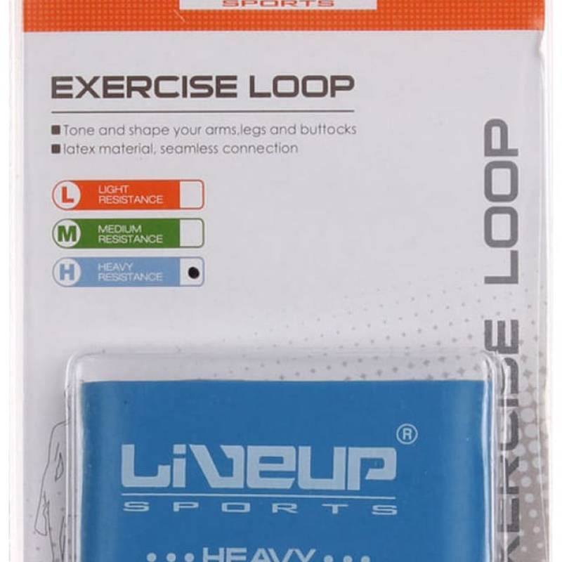 Фітнес гумка LiveUp LATEX LOOP синій Уні 50 х 5 х 0,08 см DT-LS3650-500Hb, рис. 1