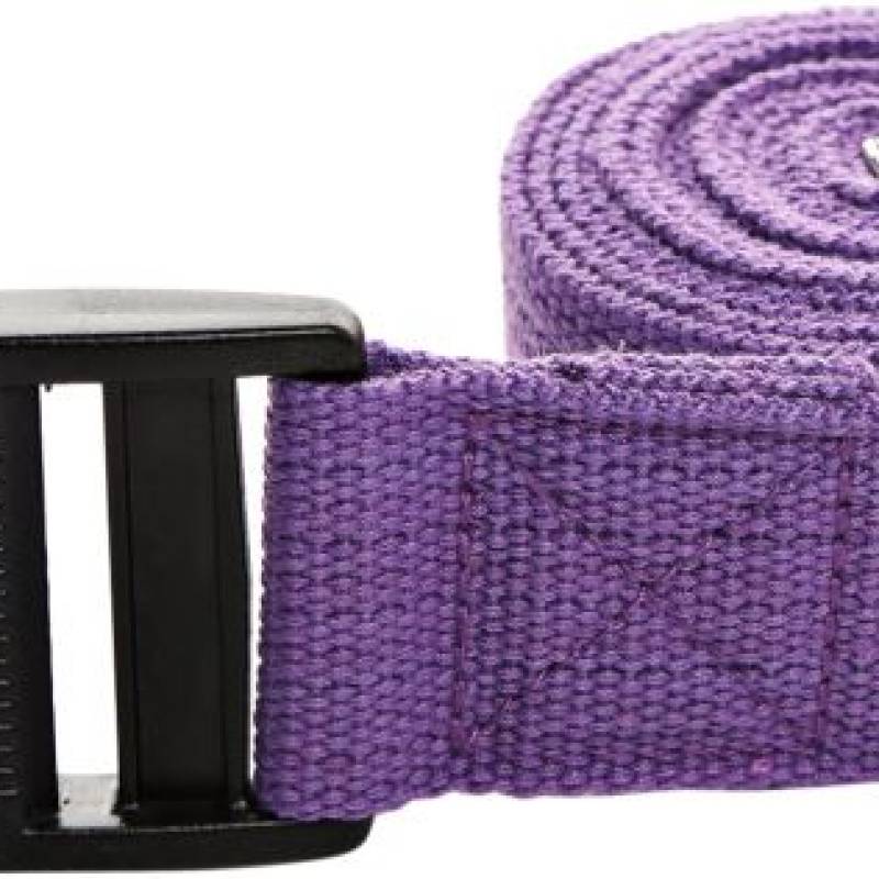 Ремінь для йоги YOGA STRAPS фіолетовий Уні 183x3.8cм DT-LS3236A, рис. 0