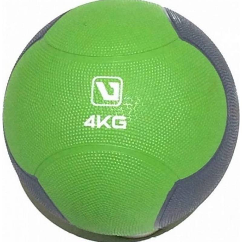 Медбол LiveUp MEDICINE BALL салатовий, сірий Уні 4кг-216мм DT-LS3006F-4, рис. 0