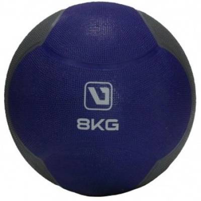 Медбол MEDICINE BALL синій, чорний Уні 8кг-286мм DT-LS3006F-8