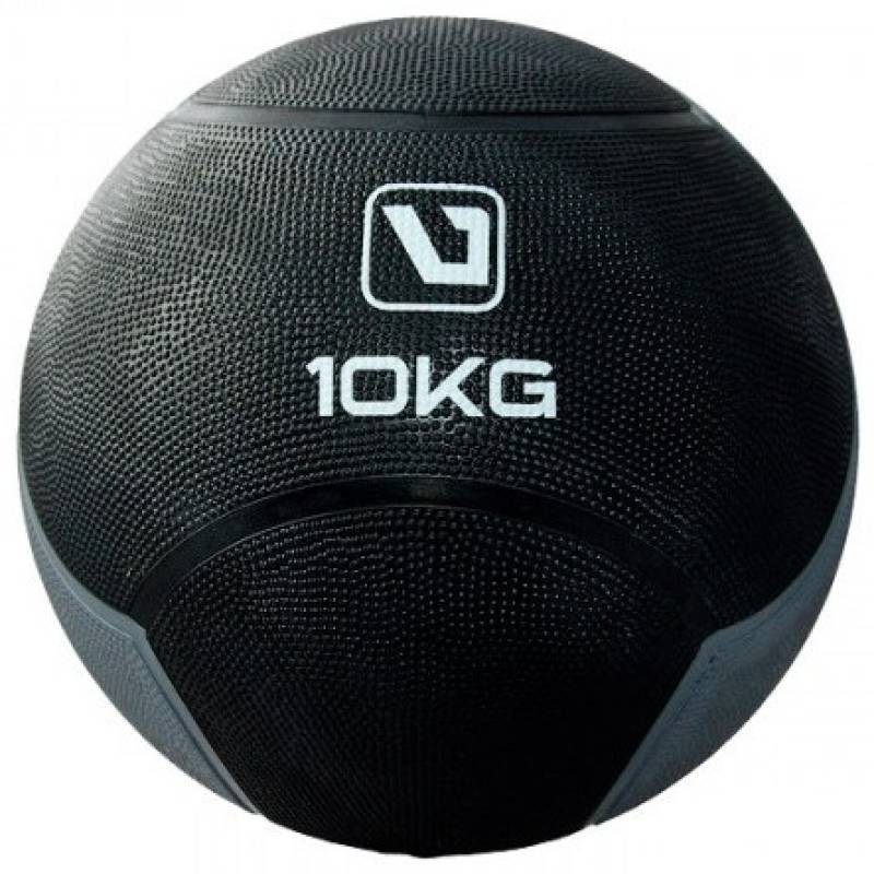 Медбол MEDICINE BALL чорний, сірий Уні 10кг-286мм DT-LS3006F-10, рис. 0