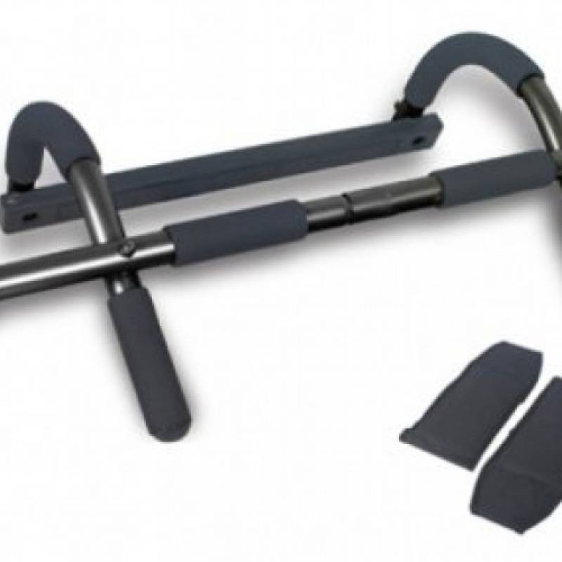 Турнік для підтягування LiveUp CHIN-UP BAR WITH ARM STRAP чорний Уні OFSM DT-LS3152A, рис. 0