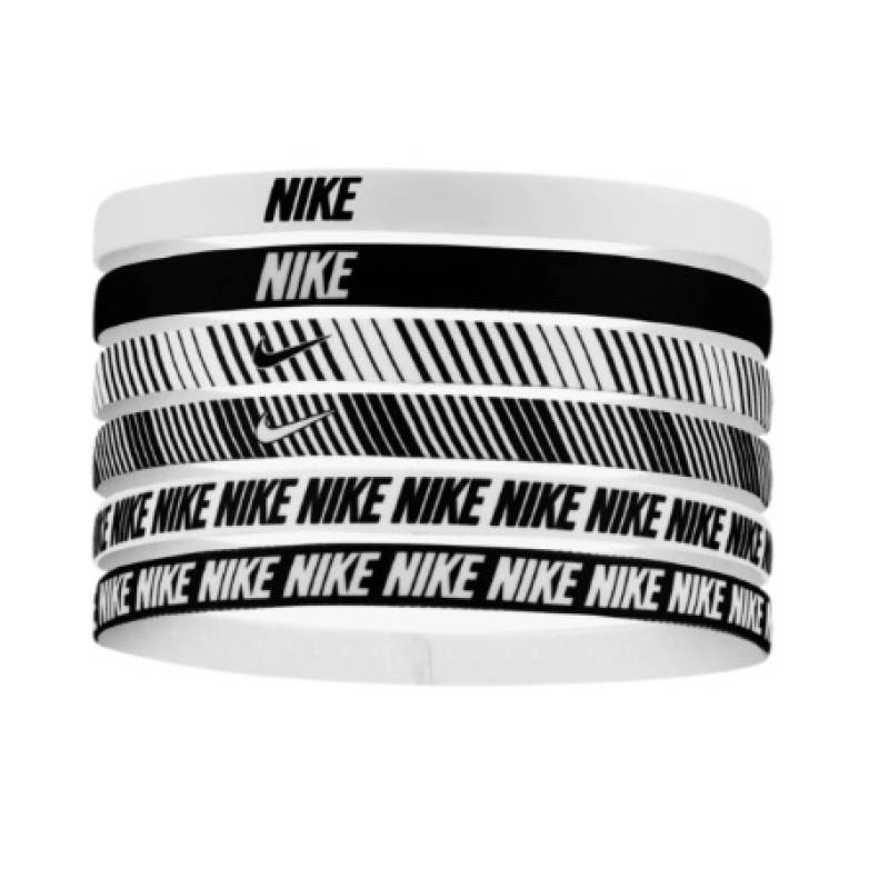 Пов'язки на голову Nike Flex Classic, 6 шт.,з принтом, «Чорний/Білий» N.101.1930.189.OS, рис. 0