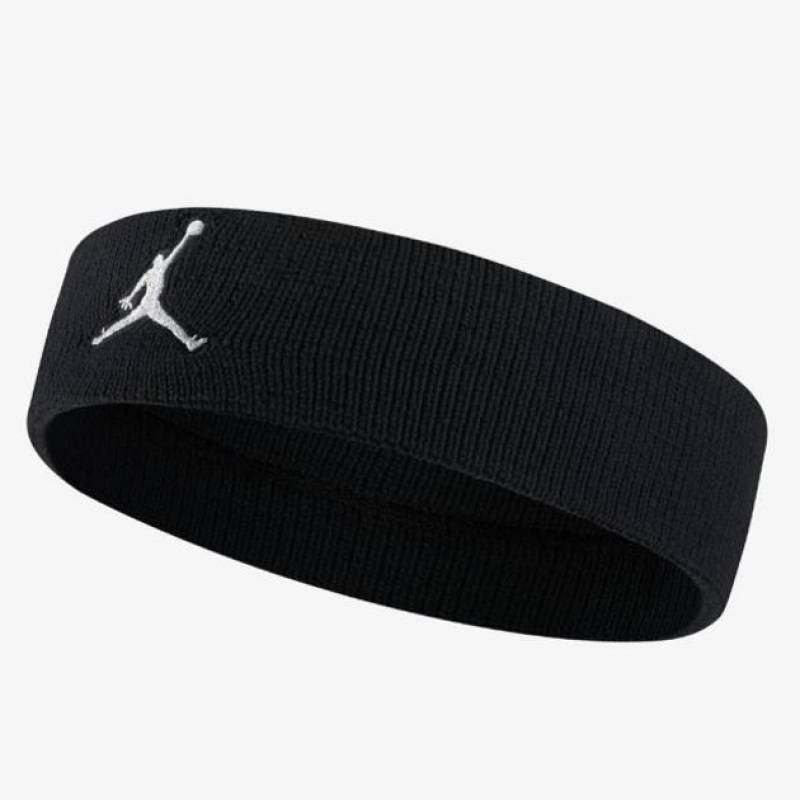 Пов'язка на голову Nike JORDAN JUMPMAN HEADBAND BLACK/WHITE OSFM чорний, білий Уні OSFM DT-J.KN.00.010.OS, рис. 0