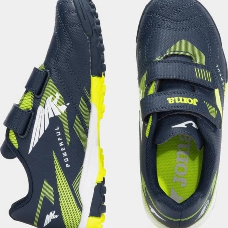 Сороконіжки дитячі Joma POWERFULL синій, жовтий Діт 24 DT-POJW2503TFV, рис. 4