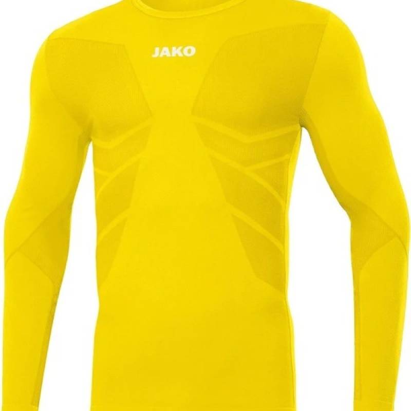 Термобелье футболка с длинным рукавом Jako COMFORT 2.0 желтая 6455-30, рис. 0