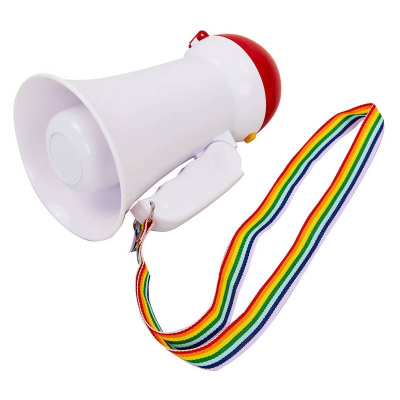 Гучномовець HW-1R (d-9,8см, l-15,5 см, 15W, AA 6шт, запис 10сек), рис. 1