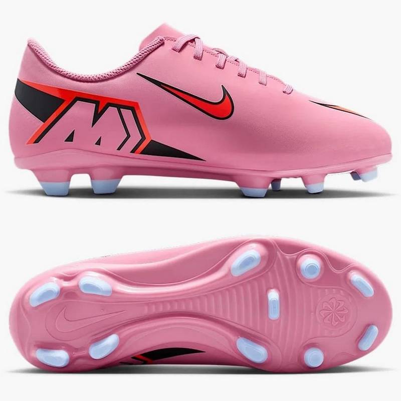 Детские бутсы Nike JR MERCURIAL VAPOR 16 CLUB FG/MG розово-красные FQ8286-600, рис. 0