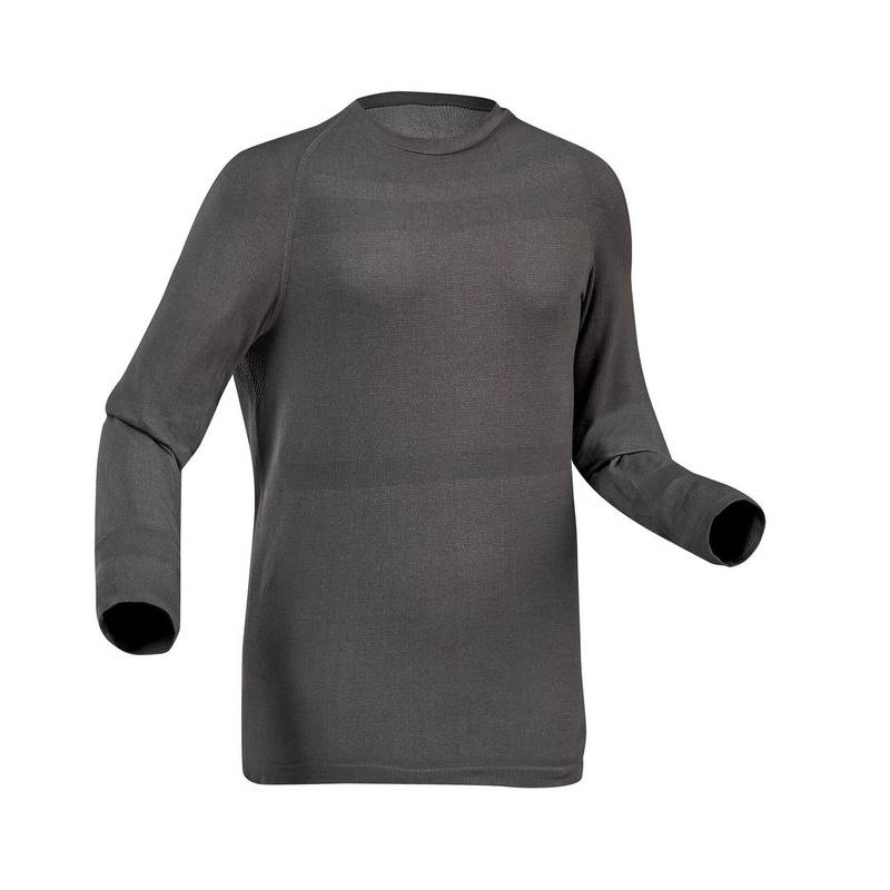 Термофутболка дитяча Wedze 500 для спорту 8799885-8961212-GRAY-BLACK, рис. 3