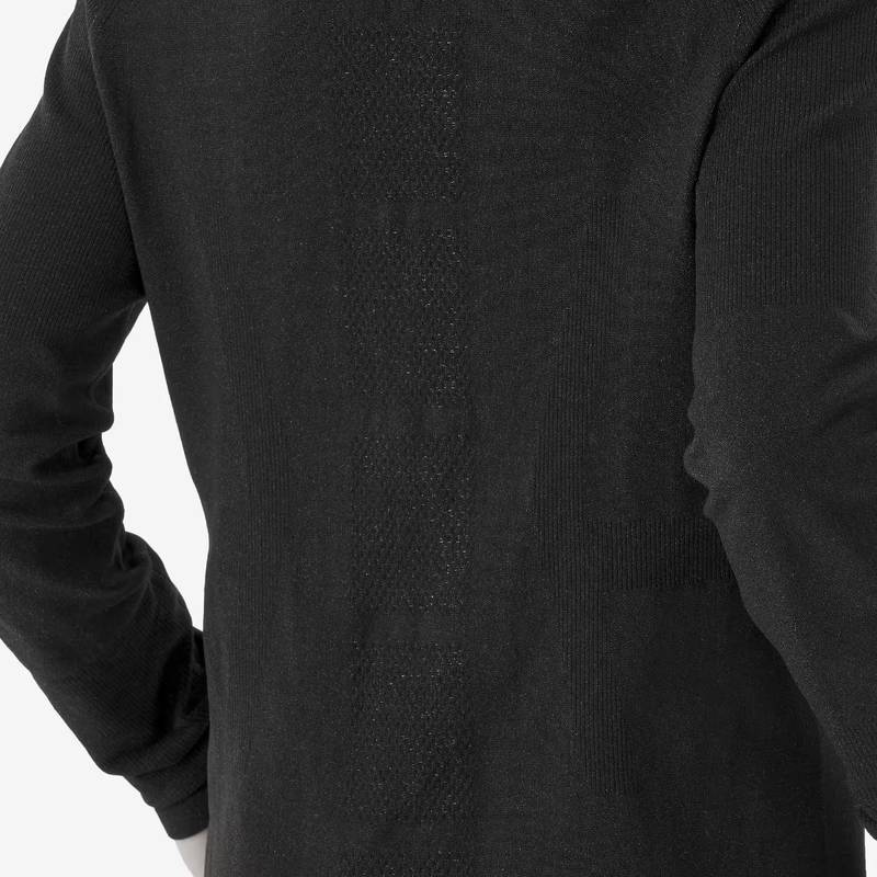 Термофутболка дитяча Wedze 500 для спорту 8799885-8961212-GRAY-BLACK, рис. 4