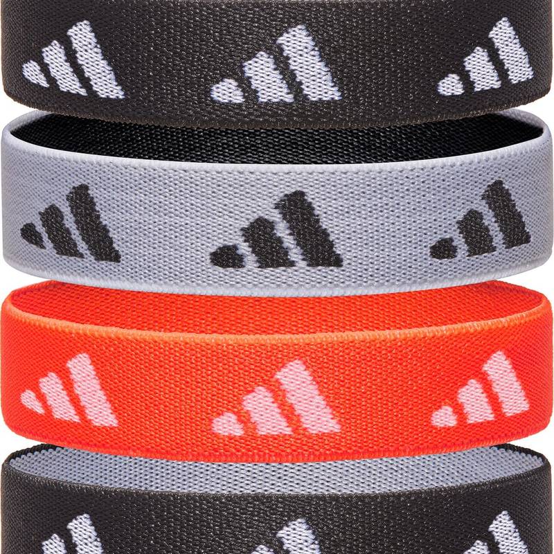Гумки для волосся Adidas Hair Ties чорний, білий, червоний Жін One Size DT-ADAC-16210, рис. 0