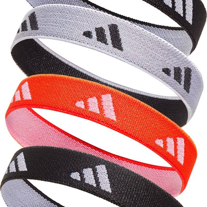 Гумки для волосся Adidas Hair Ties чорний, білий, червоний Жін One Size DT-ADAC-16210, рис. 2