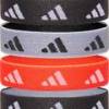 Гумки для волосся Adidas Hair Ties чорний, білий, червоний Жін One Size DT-ADAC-16210, прев. 0