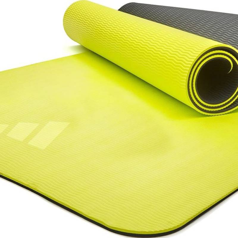 Килимок для йоги Adidas Double Sided Yoga Mat жовтий, сірий Уні 176 х 61 х 0,6 см DT-ADYG-10400BLY-NL, рис. 0