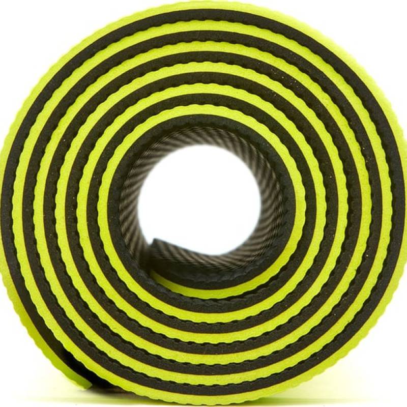 Килимок для йоги Adidas Double Sided Yoga Mat жовтий, сірий Уні 176 х 61 х 0,6 см DT-ADYG-10400BLY-NL, рис. 4