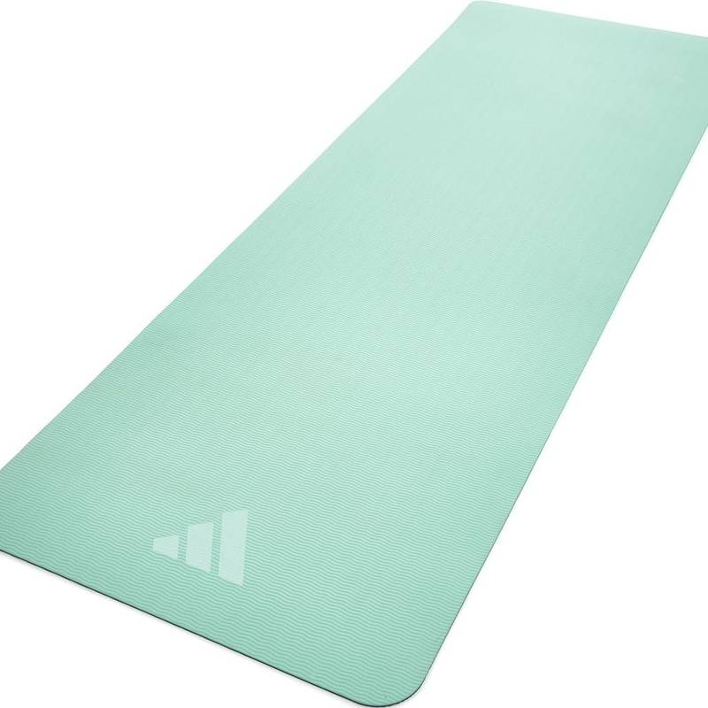 Килимок для йоги Adidas Double Sided Yoga Mat ментоловий, сірий Уні 176 х 61 х 0,6 см DT-ADYG-10400BLM-NL, рис. 1