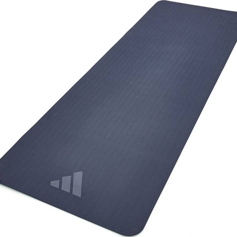 Килимок для йоги Adidas Double Sided Yoga Mat ментоловий, сірий Уні 176 х 61 х 0,6 см DT-ADYG-10400BLM-NL, рис. 2