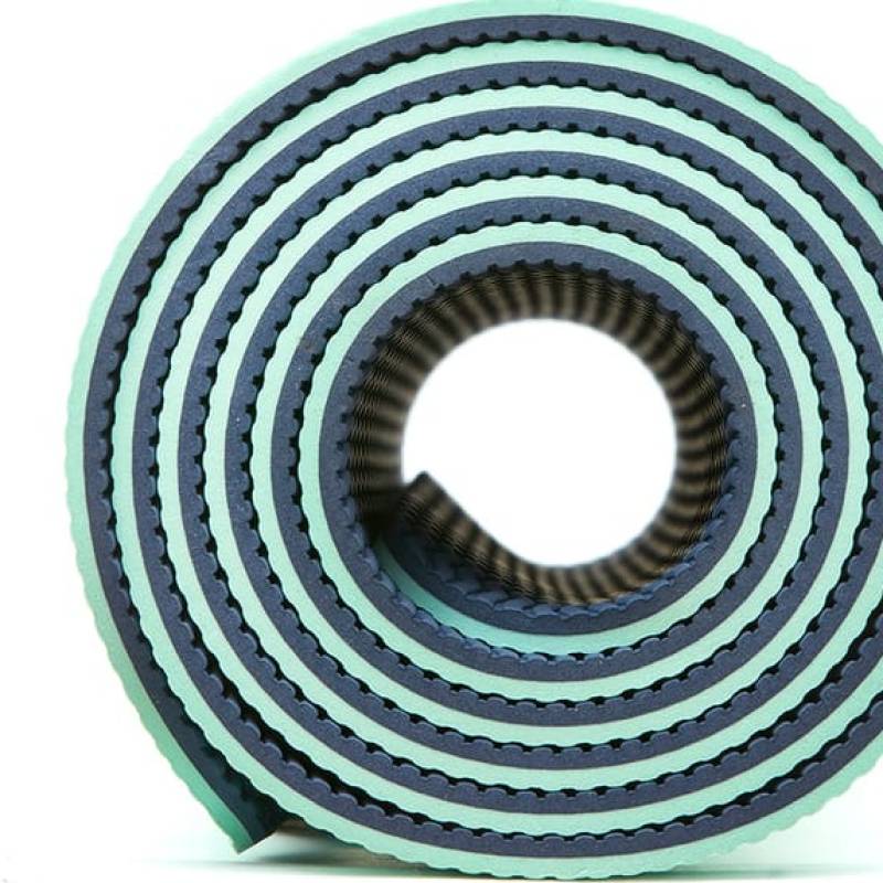 Килимок для йоги Adidas Double Sided Yoga Mat ментоловий, сірий Уні 176 х 61 х 0,6 см DT-ADYG-10400BLM-NL, рис. 4