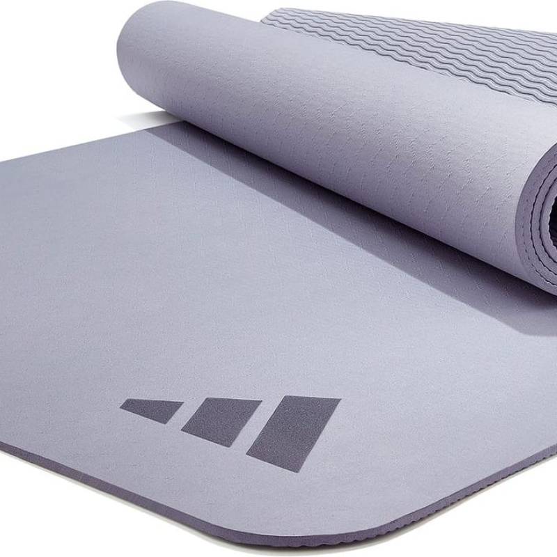 Килимок для йоги Adidas Premium Yoga Mat сірий Уні 176 х 61 х 0,5 см DT-ADYG-10300SV, рис. 0