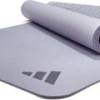 Килимок для йоги Adidas Premium Yoga Mat сірий Уні 176 х 61 х 0,5 см DT-ADYG-10300SV, прев. 0