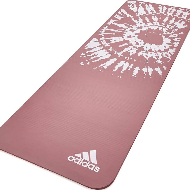 Килимок для йоги Adidas Tie-Dye Yoga Mat рожевий, білий Уні 183 х 61 х 1 см DT-ADYG-10200PK, рис. 1