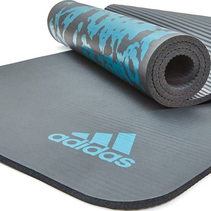 Килимок для йоги Adidas Tie-Dye Yoga Mat сірий, блакитний Уні 183 х 61 х 1 см DT-ADYG-10200BL, рис. 0