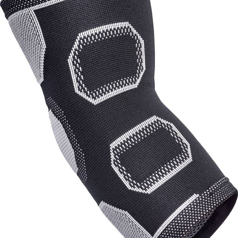 Фіксатор ліктя Adidas Elbow Support чорний, сірий Уні S DT-ADSU-12531BK-NL, рис. 1