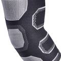 Фіксатор ліктя Adidas Elbow Support чорний, сірий Уні S DT-ADSU-12531BK-NL