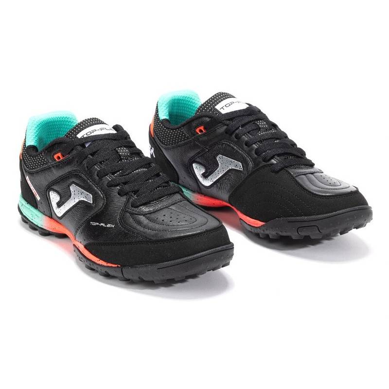 Сороконіжки Joma TOP FLEX чорно-бірюзово-коралові TOPW2501TF, рис. 2