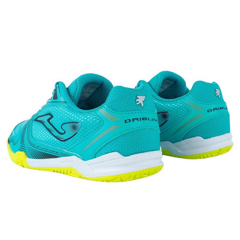 Футзалки Joma DRIBLING бірюзово-лимонні DRIW2535IN, рис. 2