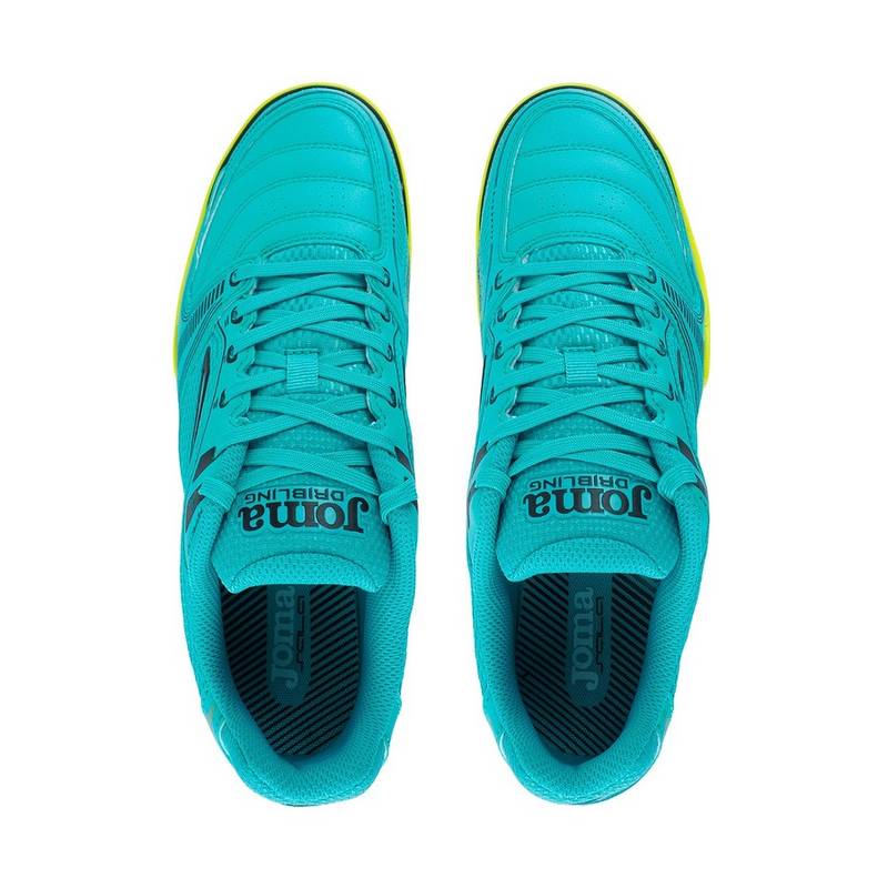 Футзалки Joma DRIBLING бирюзово-лимонные DRIW2535IN, рис. 3