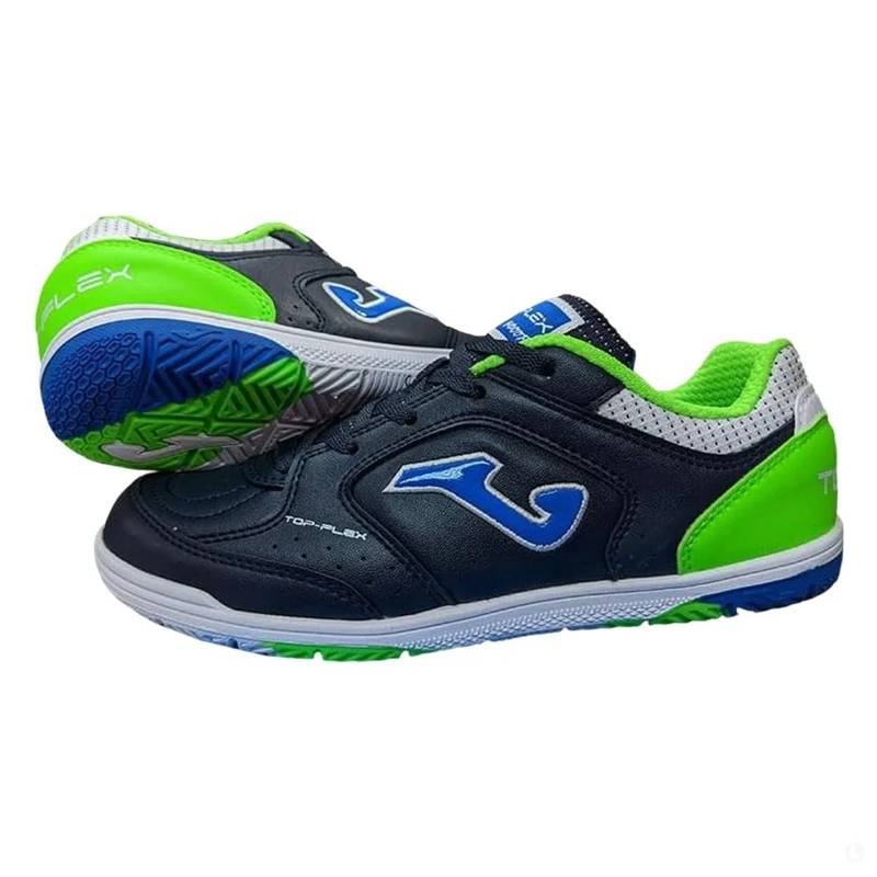 Футзалки дитячі Joma TOP FLEX темно-синьо-салатові TPJW2533IN, рис. 1