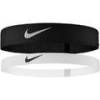 Пов'язка на голову Nike Flex 2PK чорний, білий Уні One Size DT-N.100.9191.036.OS, прев. 0