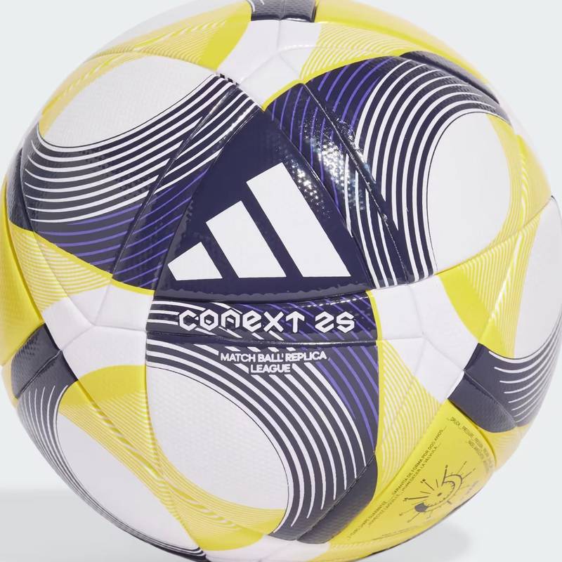 М'яч футбольний Adidas CNXT25 LGE білий, жовтий, темно-синій DT-JH1272, рис. 2