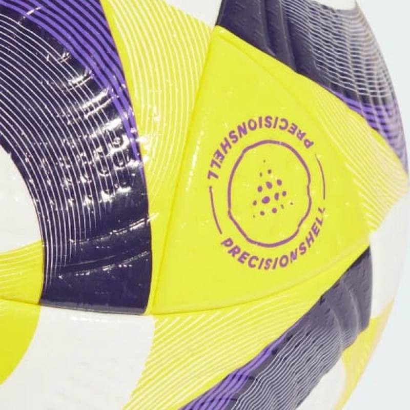 М'яч футбольний Adidas CNXT25 PRO білий, жовтий, фіолетовий Уні 5 DT-JH1273, рис. 2