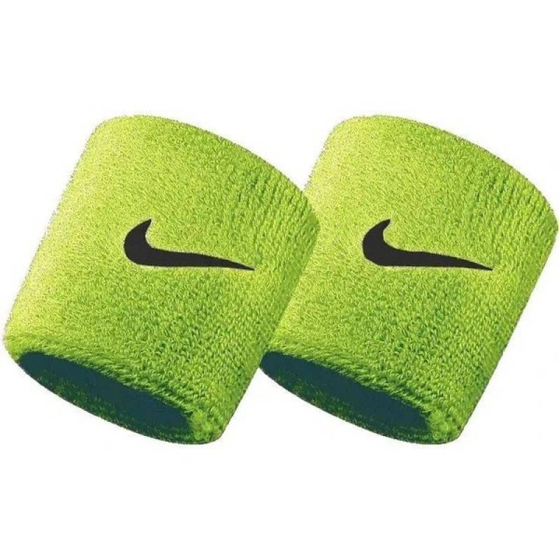 Напульсник Nike SWOOSH WRISTBANDS 2 PK ATOMIC GREEN/BLACK OSF зелений Уні OSFM DT-N.NN.04.710.OS, рис. 0